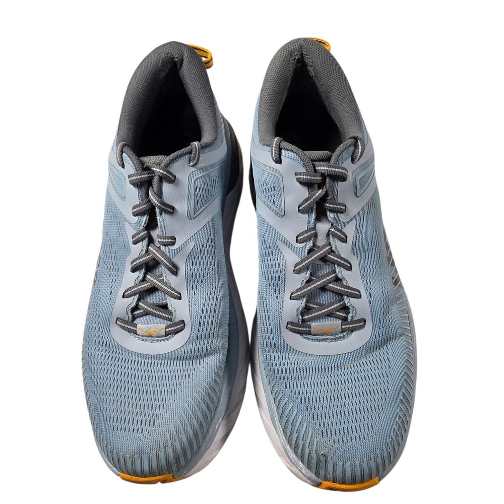 Hoka One One Bondi 7 Shoes Mens Size 10.5 Blue Road Running Sneakers - Picture 8 of 8